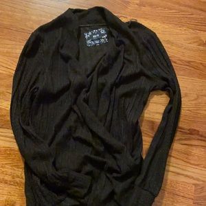 Maeve by Anthropologie faux wrap shirt